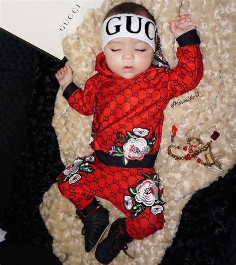 gucci baby wear|newborn baby wearing Gucci.